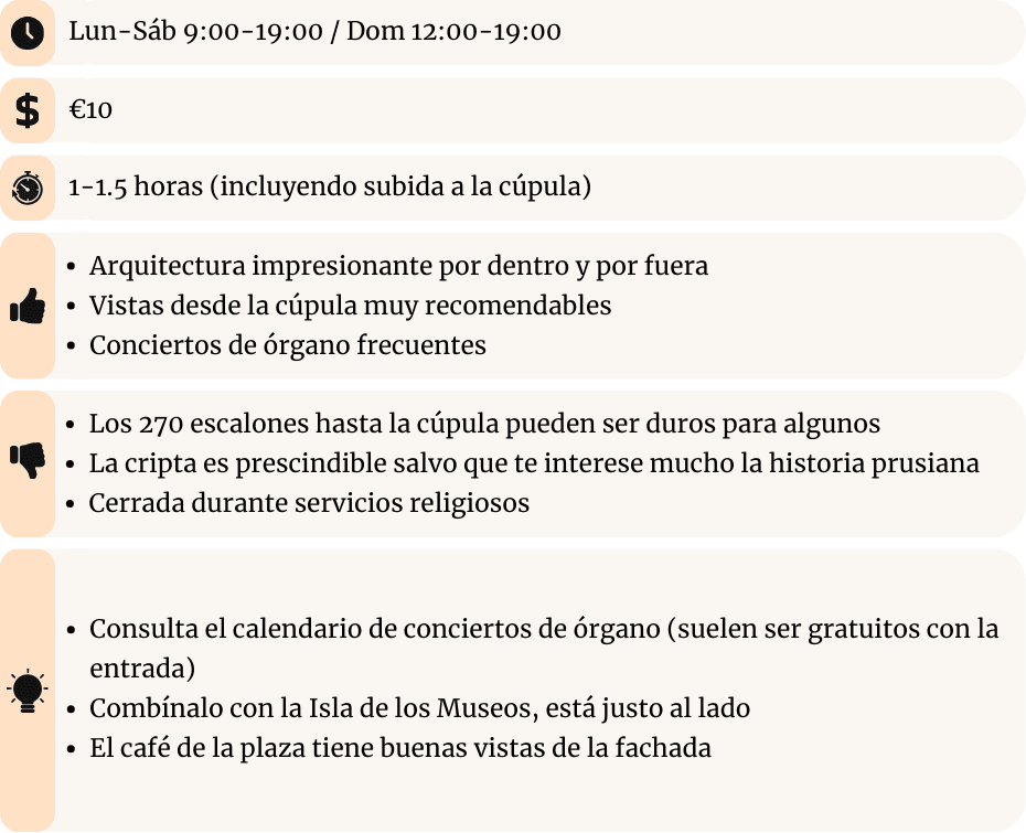 Berlin Catedral de Berlín