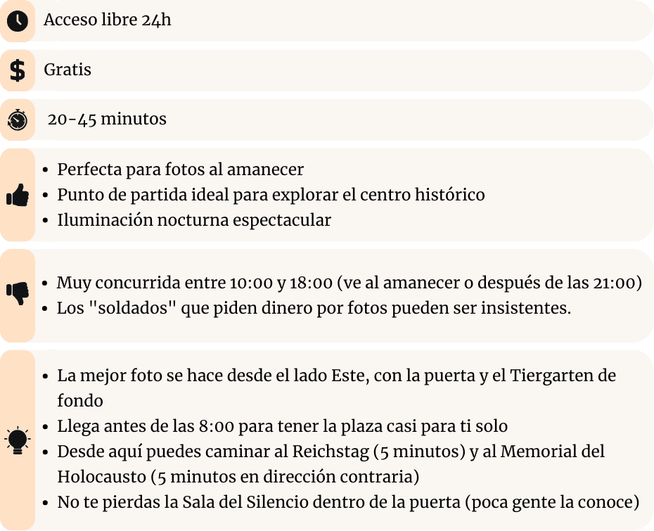 Berlin Puerta de Branderburgo